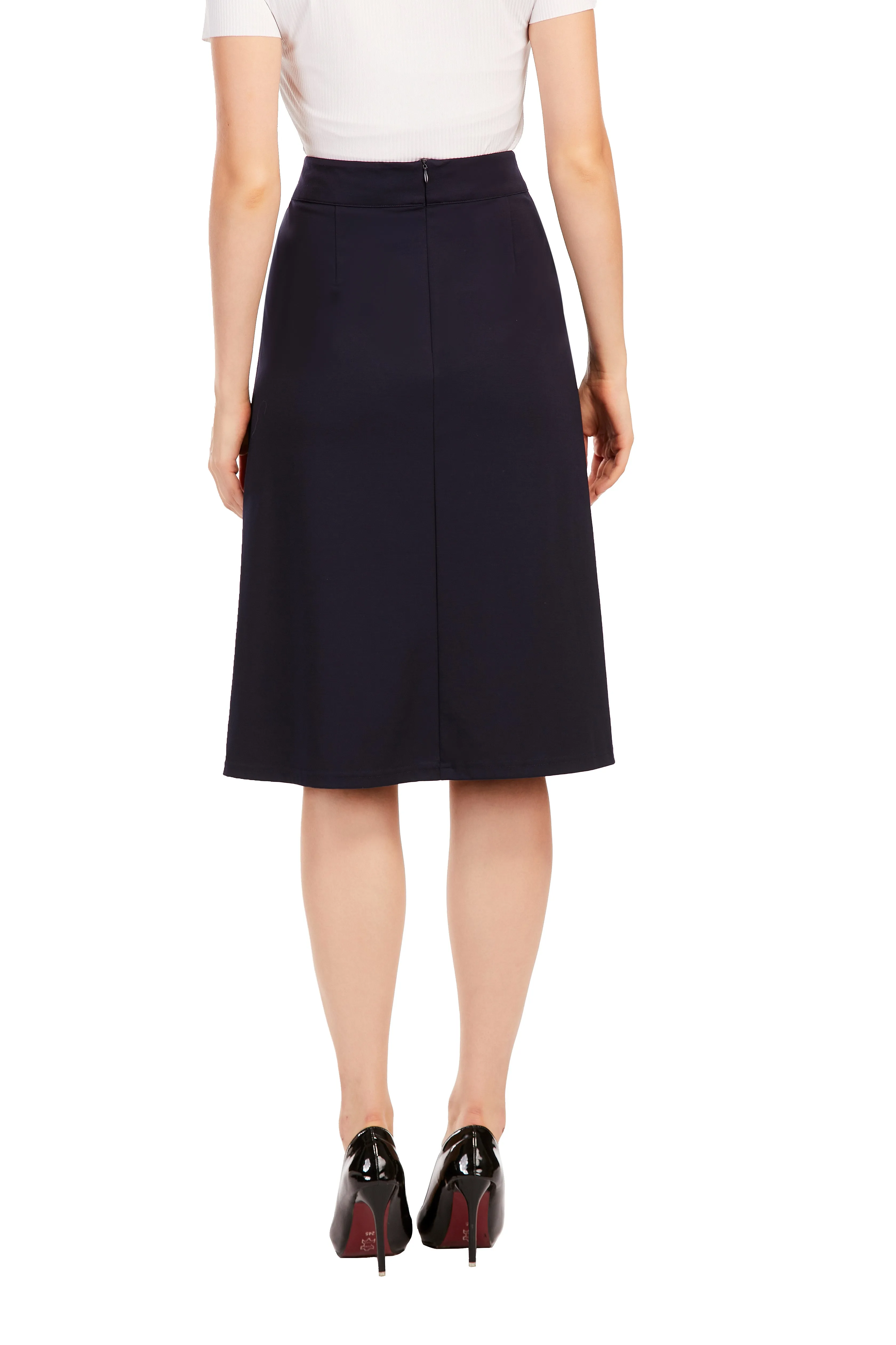 A-Line Knitted Fabric 27" Skirt