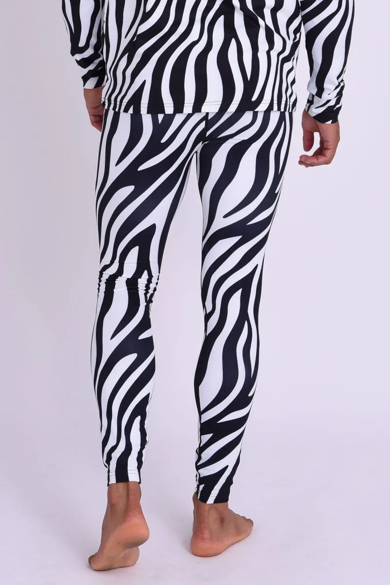 Baselayer Pant - Hotel California Zebra Print Men's