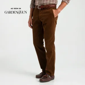 Bradbury Wide-Wale Corduroy Chino - Dark Tobacco