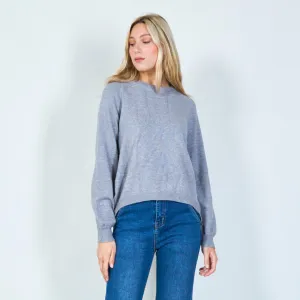 Casual high-low sweater wholesale