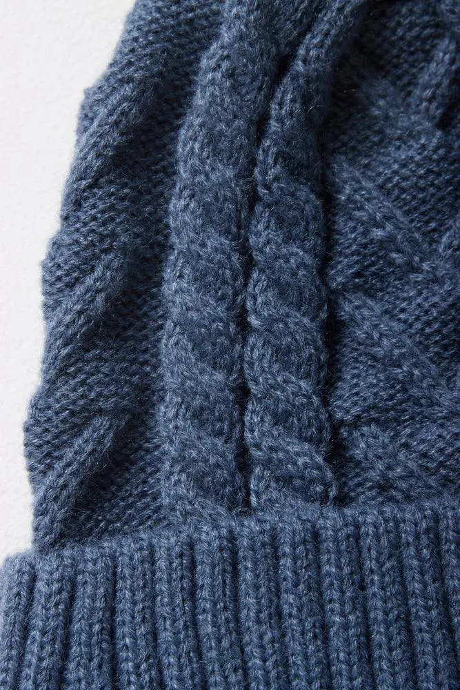 Chunky Beanie Blue