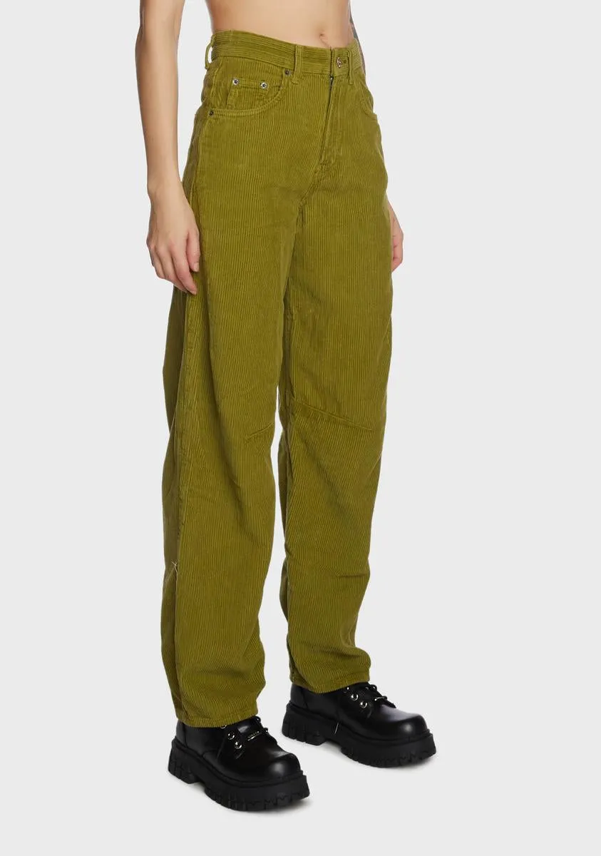 Corduroy Logan Cinch Back Pants