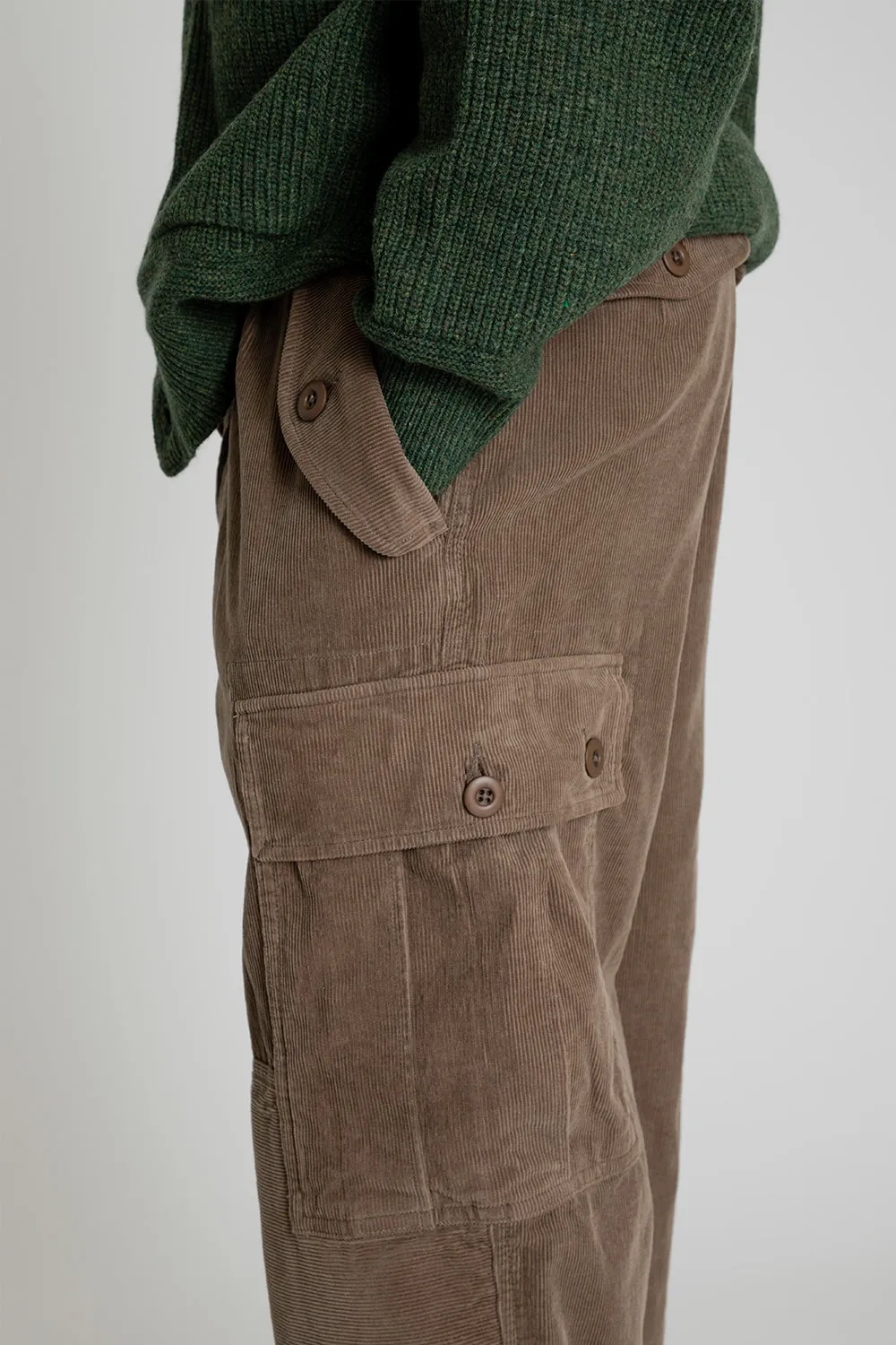 Corduroy M65 Field Pants - Brown