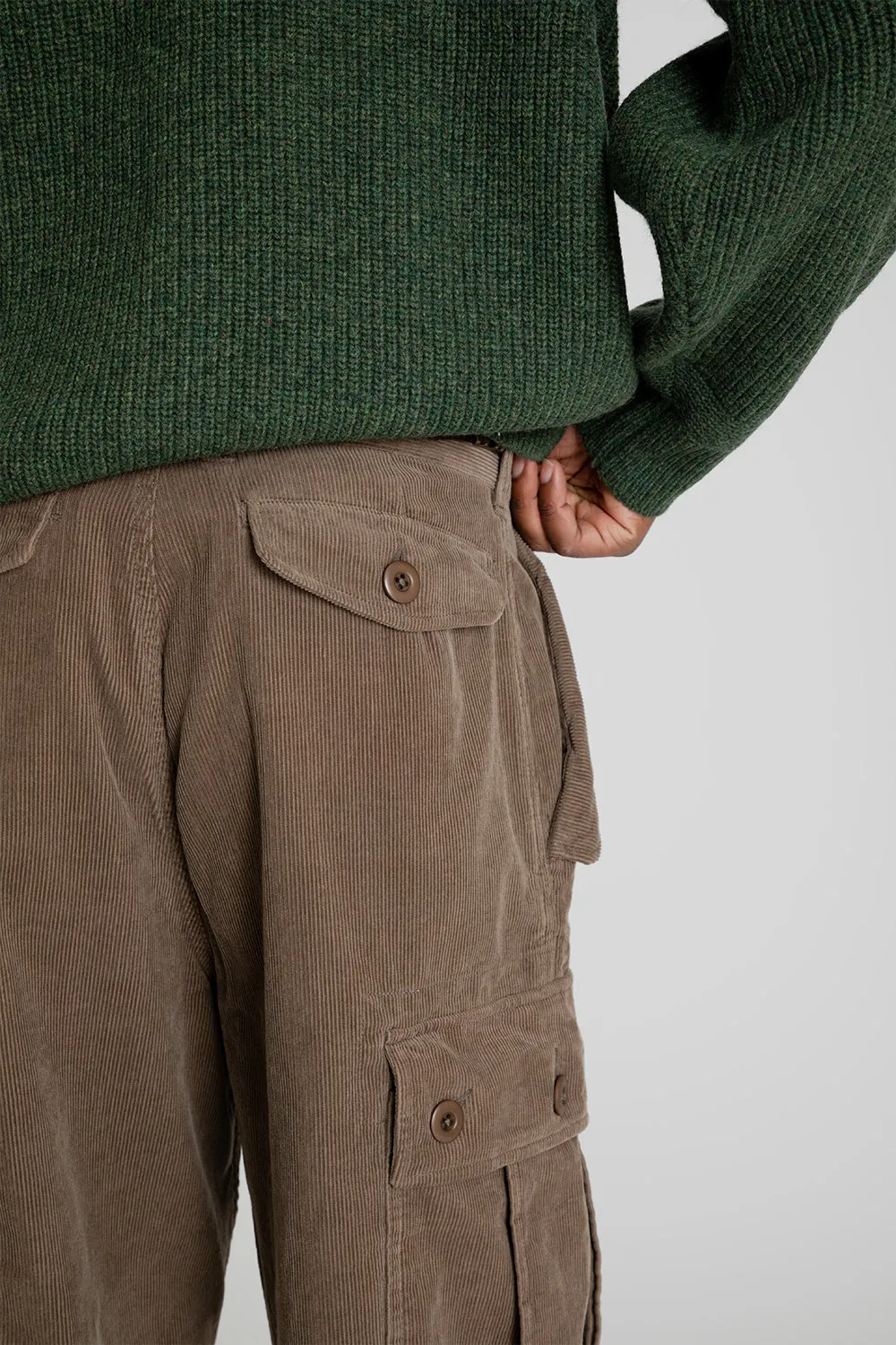 Corduroy M65 Field Pants - Brown