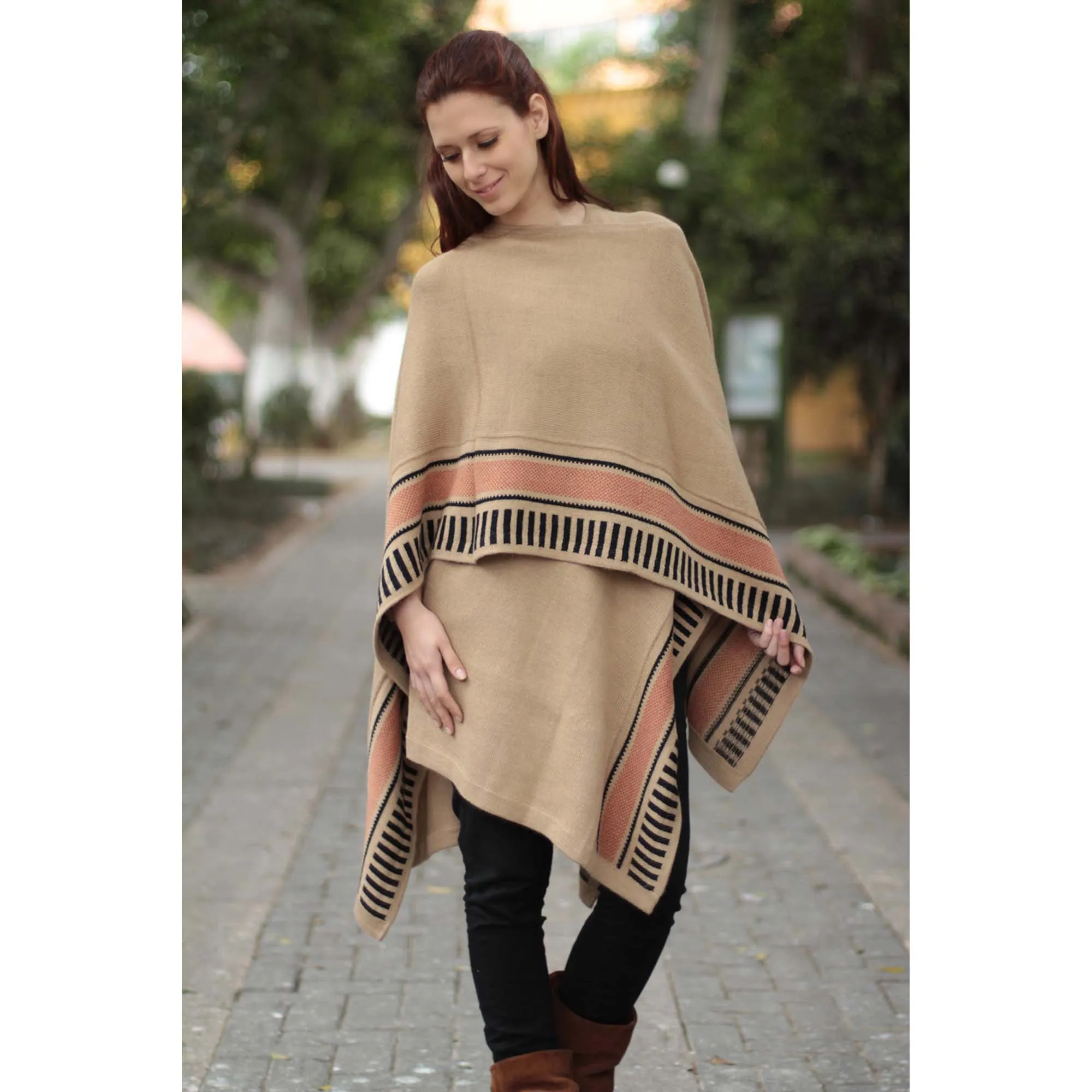 Desert Sand Ruana Cloak