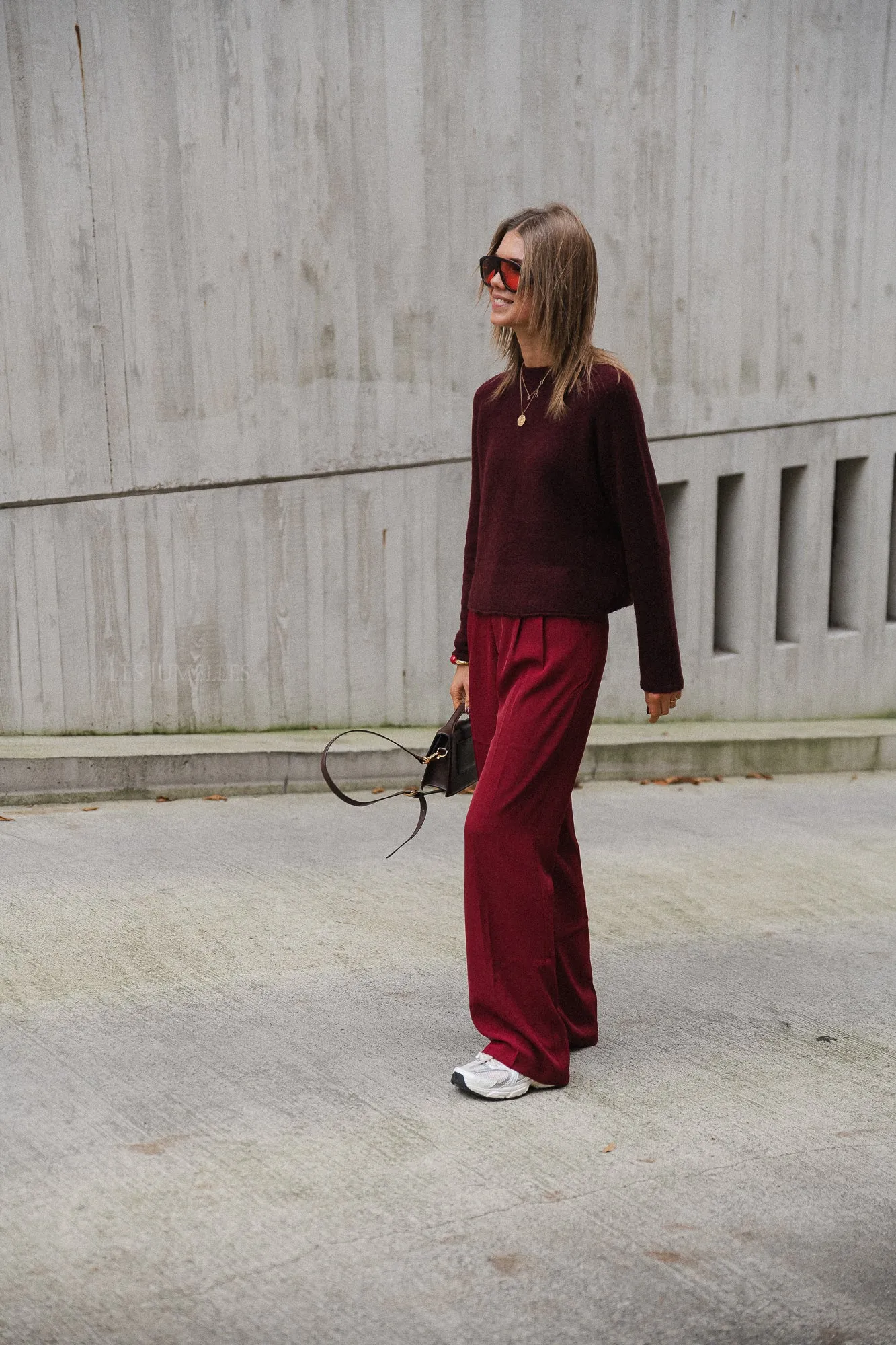 Eliza jumper burgundy