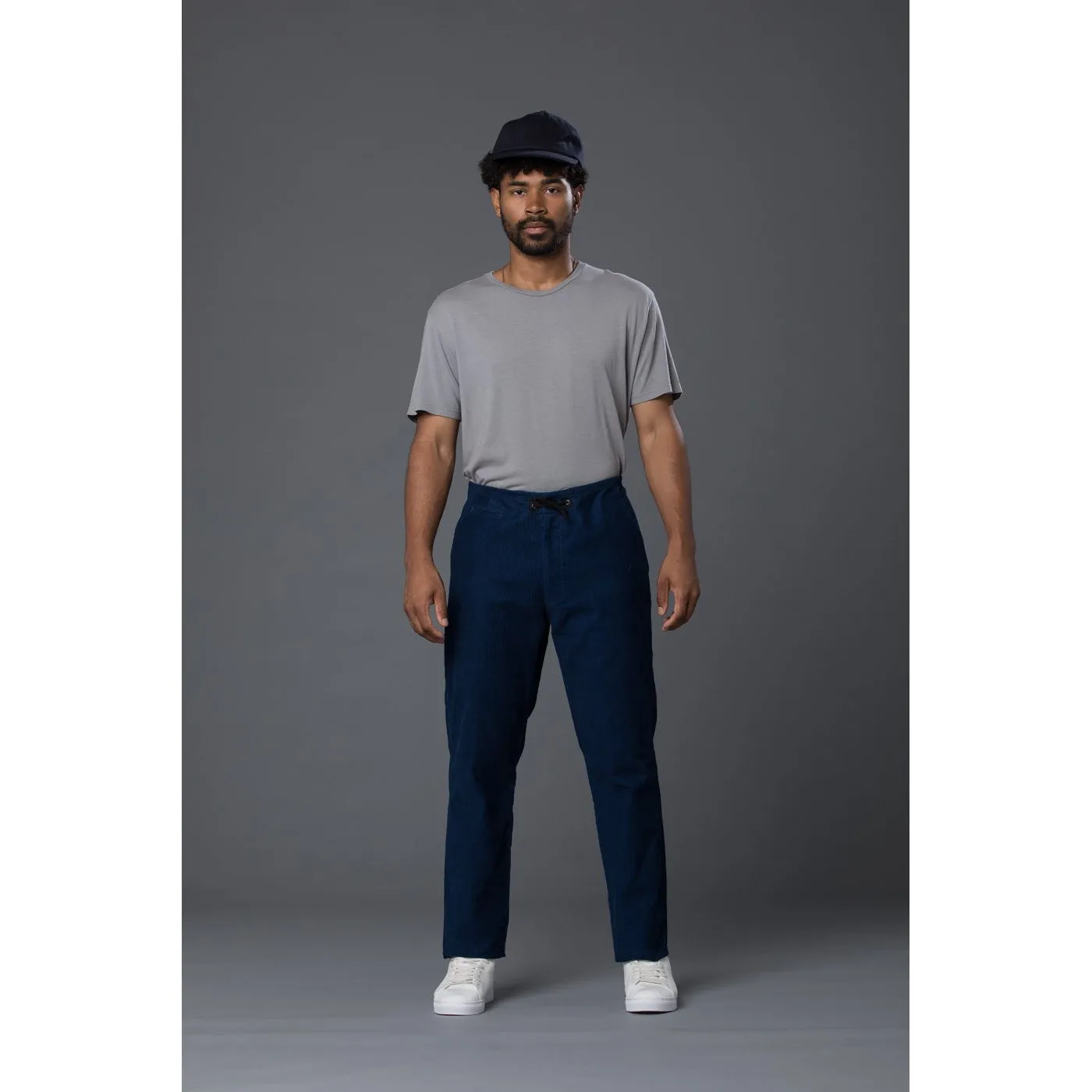 Indigo Corduroy E-Z Trouser