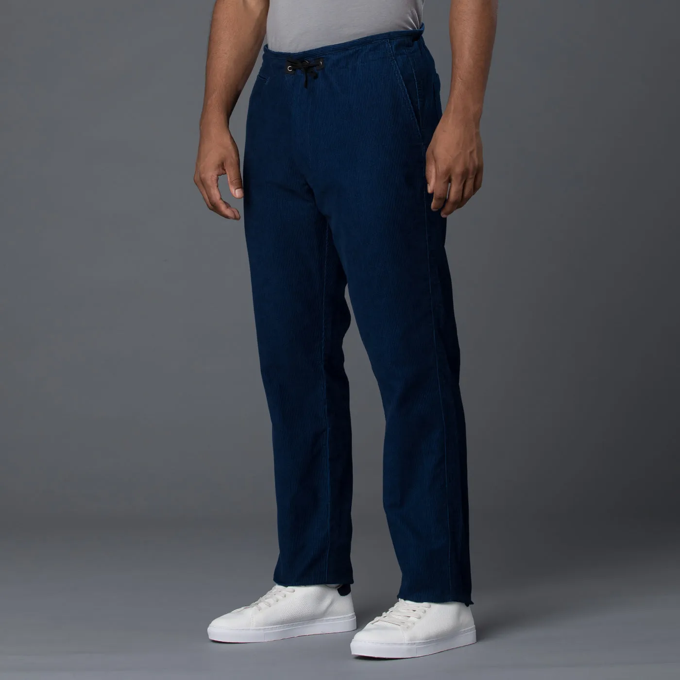 Indigo Corduroy E-Z Trouser