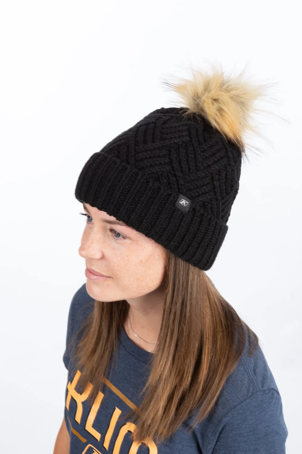 KLIM Chevron Pom Beanie