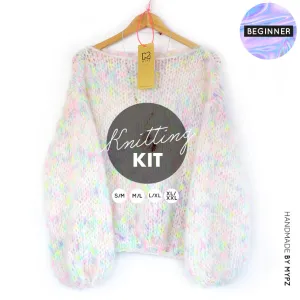 Knitting Kit – MYPZ Basic Chunky Pullover Happy Mess No15 (ENG-NL)