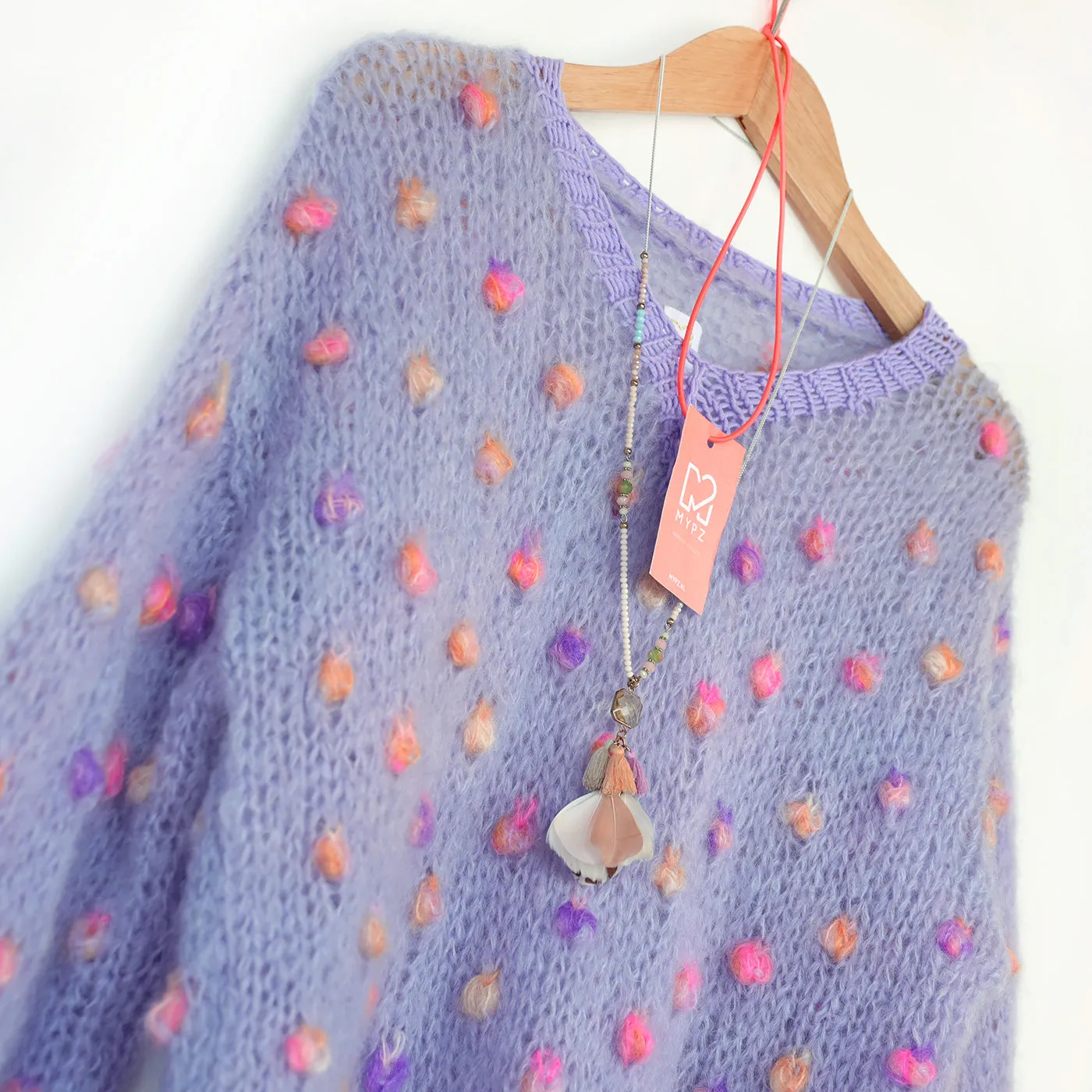 Knitting Kit – MYPZ Light Mohair Pullover Lavender no10 (ENG-NL)