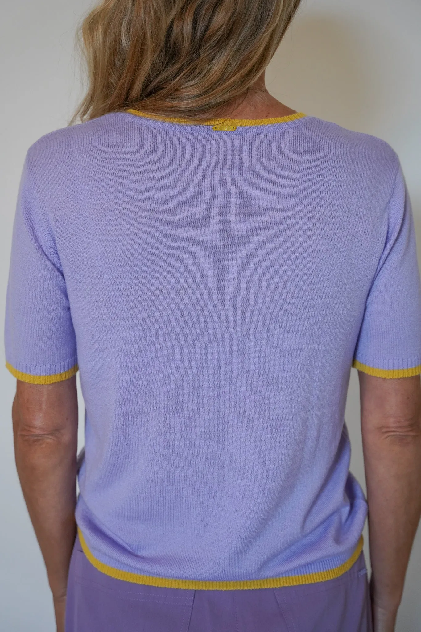 Lilac & Lemon Knitted Tee