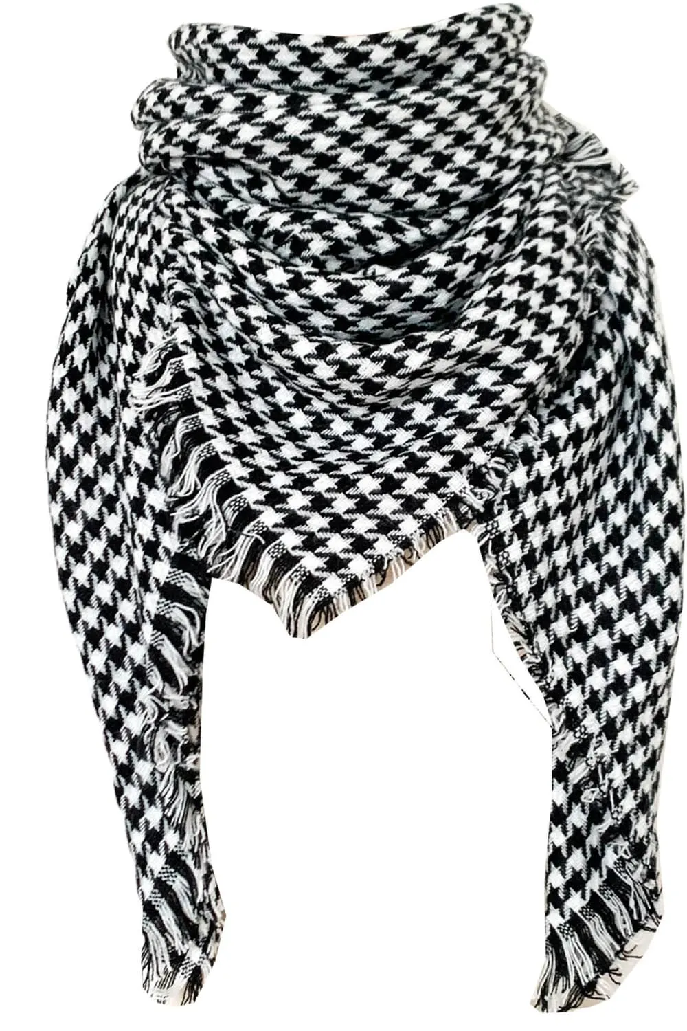 Luxury Plaid Scarf - Soft Faux Cashmere Wrap