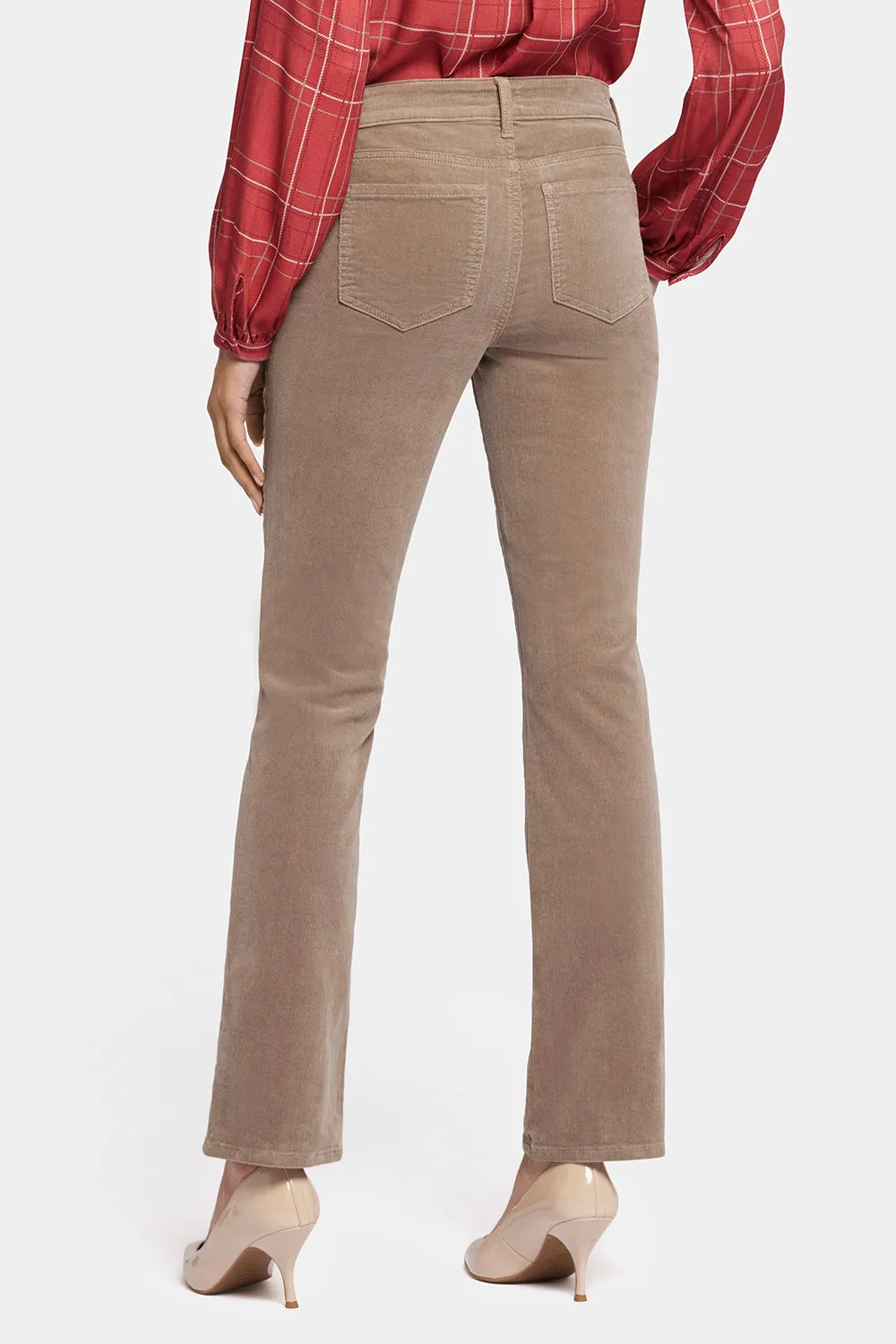 Marilyn Straight Pants In Petite - Saddlewood