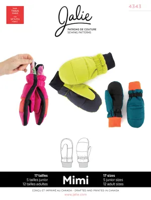 Mimi Mittens/Gloves - Jalie Sewing Patterns