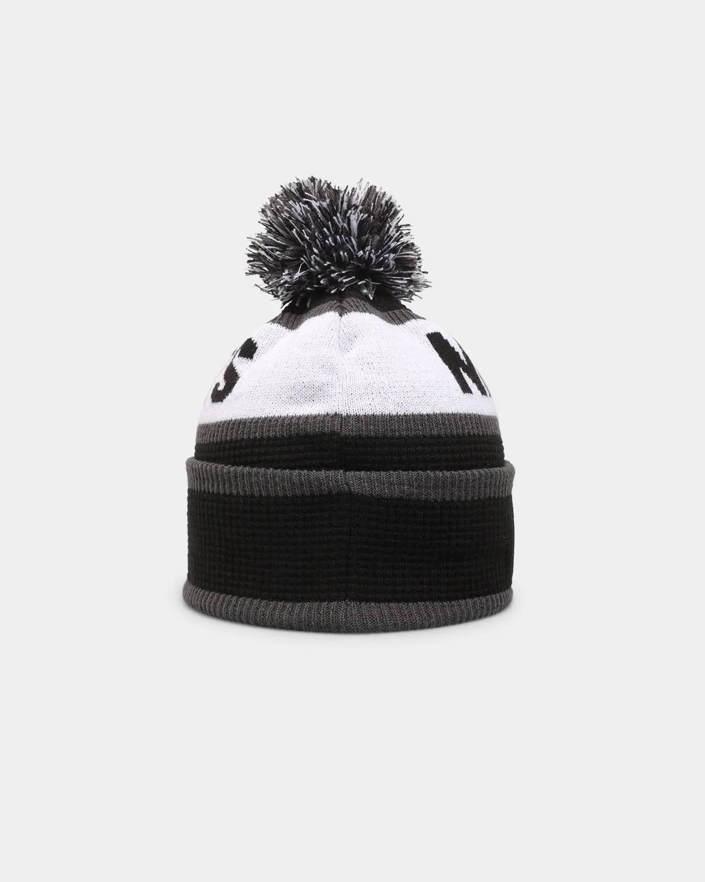 New Era Brooklyn Nets Pom Waffle Knit Beanie Original Team Colours