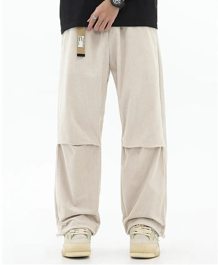 Pleated Corduroy Pants