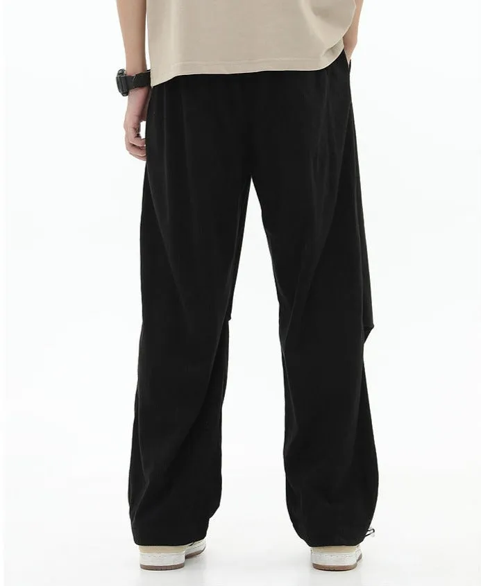 Pleated Corduroy Pants