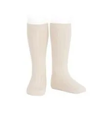 Ribbed Socks Linen