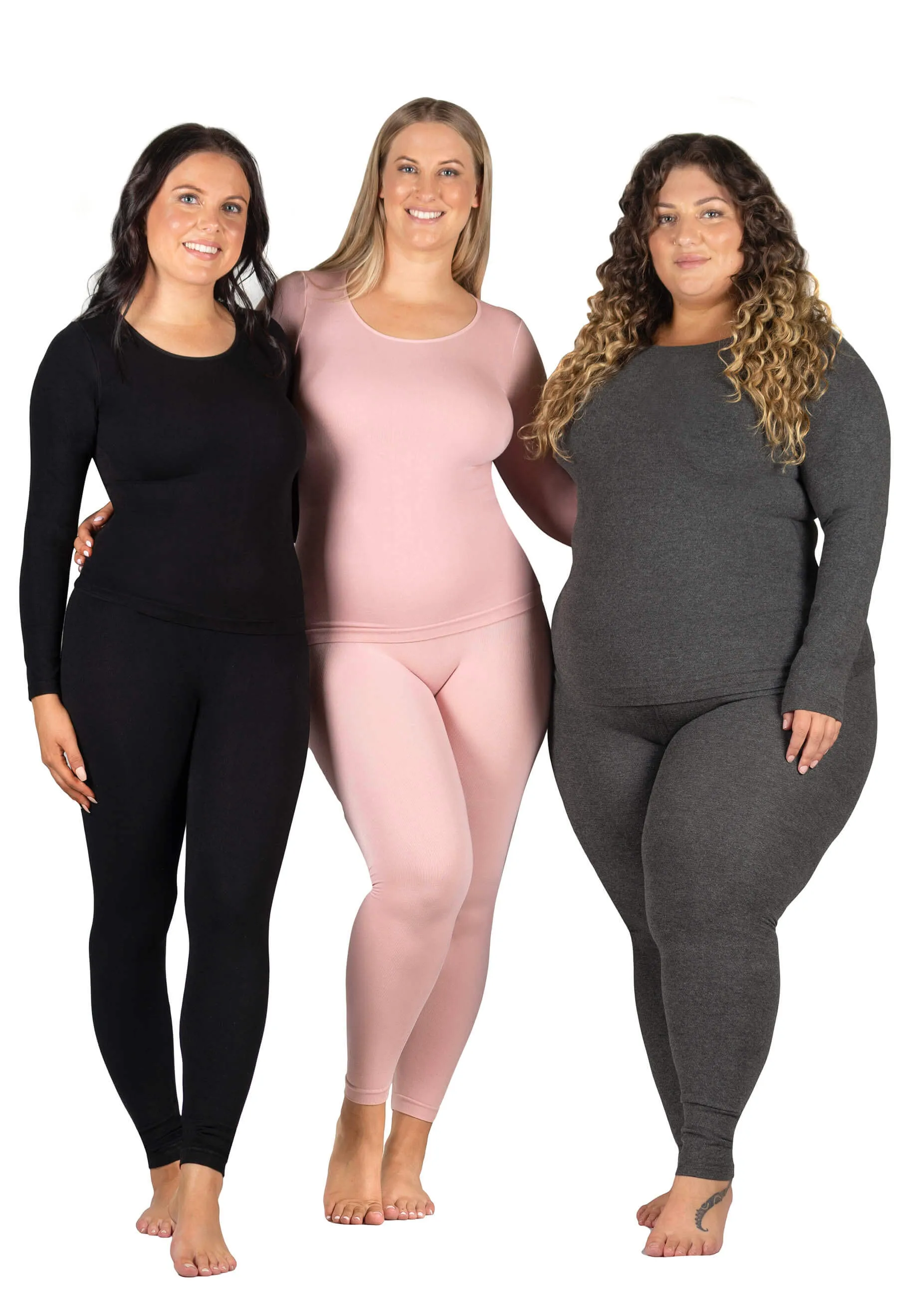 Seamless Top & Bottom Thermals Set