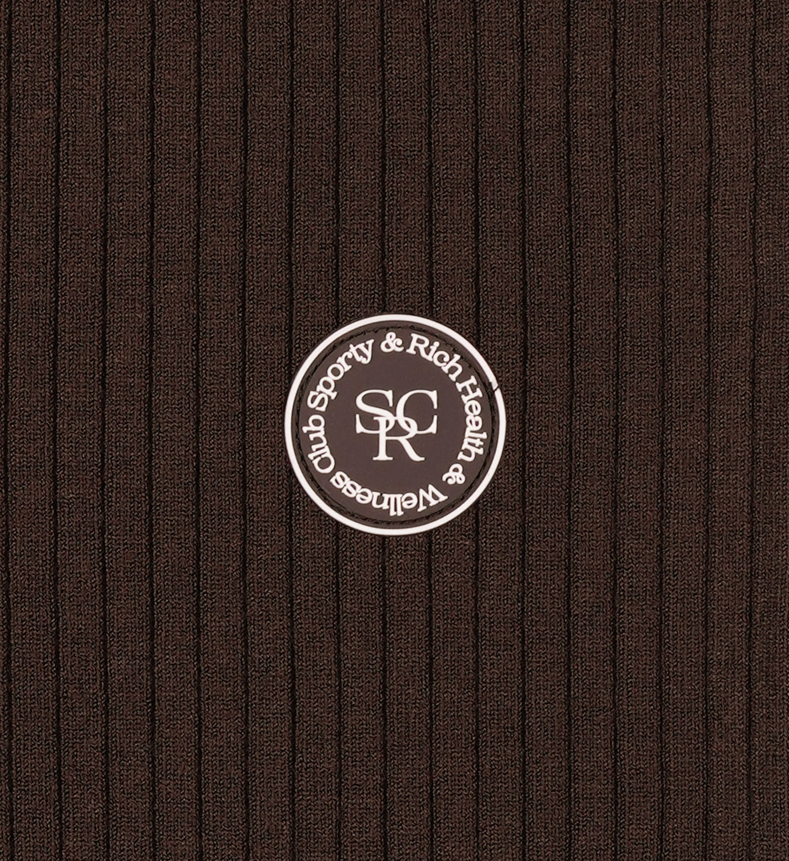 SRHWC Ribbed Cardigan - Chocolate