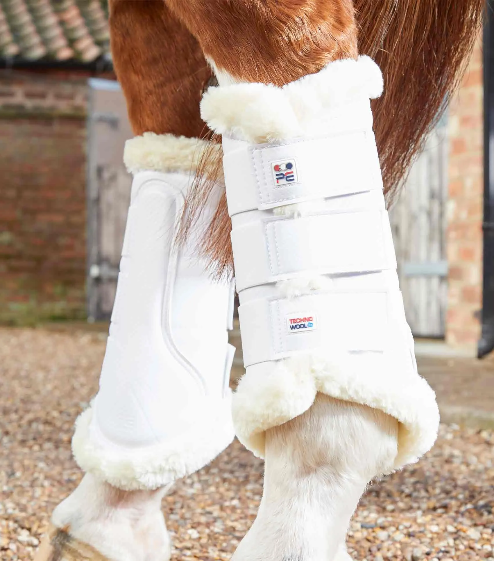 Techno Wool Brushing Boots White