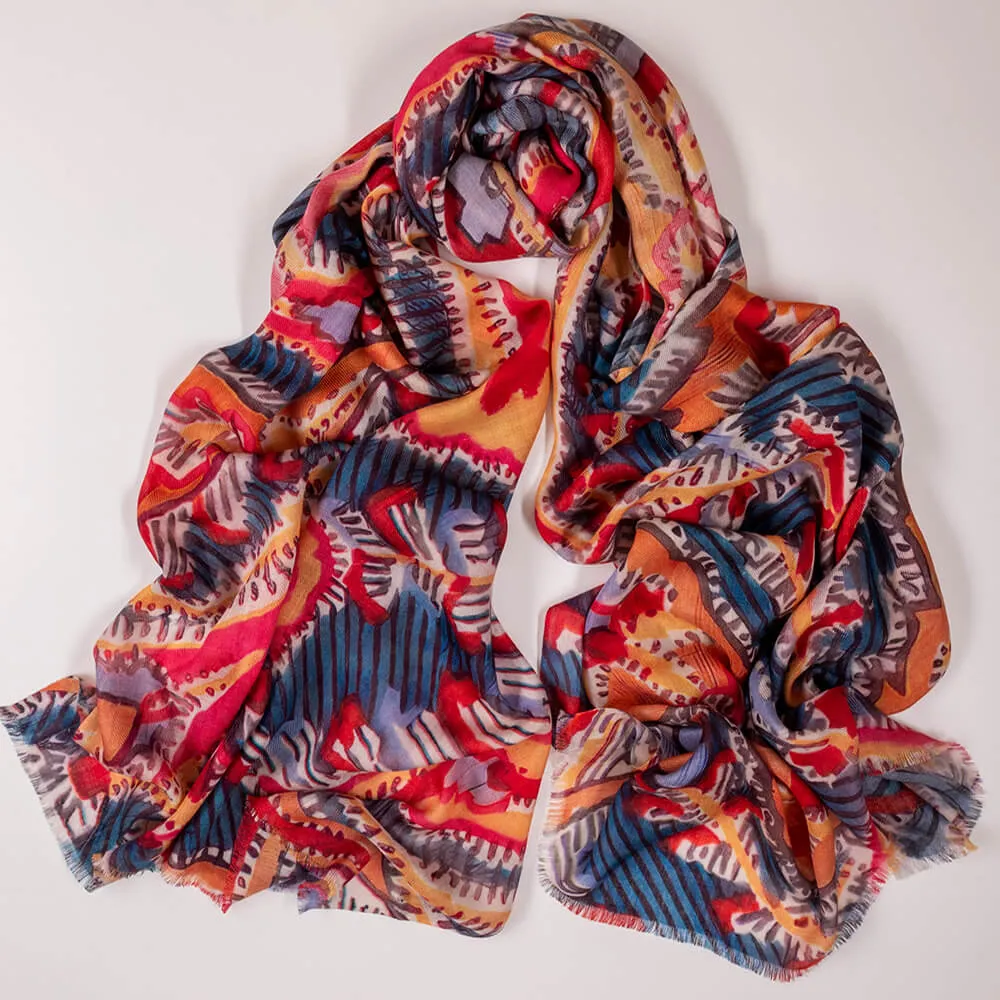 The Liberty Print Quartet – The Paisley Cashmere and Silk Wrap