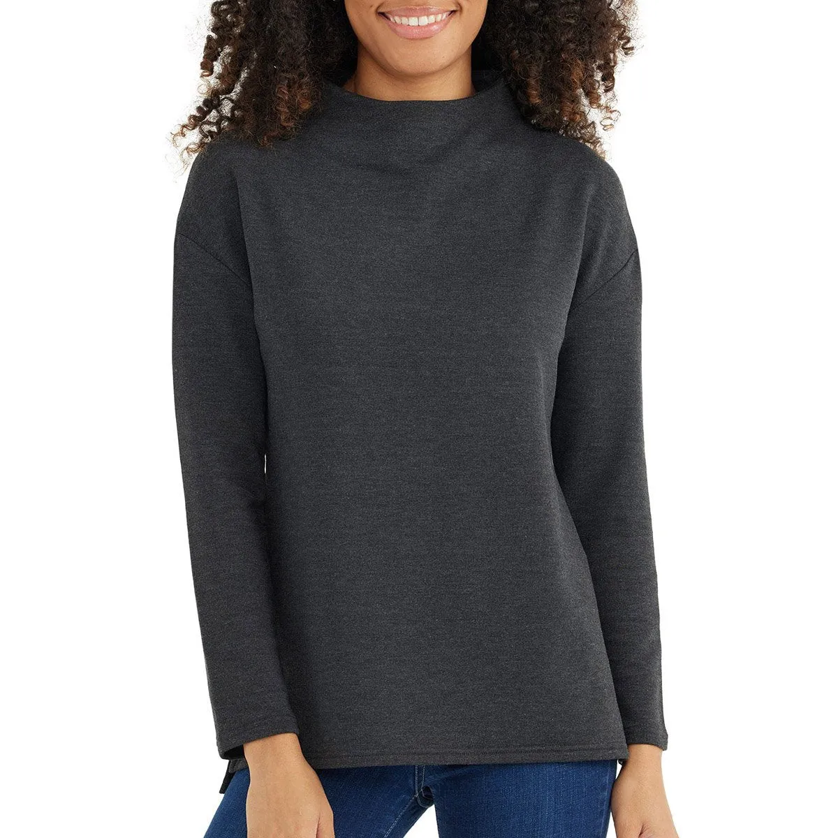 Women's Bamboo Thermal Fleece Mockneck